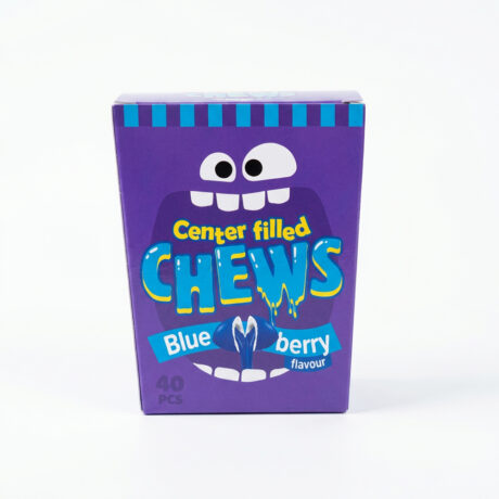 Center Filled Chews Blueberry Flavour 160g (Copie)