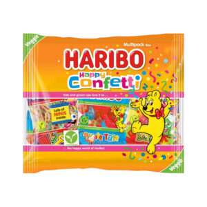 Bonbons Haribo Happy Confetti Veggie – 16 sachets – 350 g